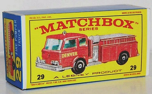 Matchbox lesney fire - lesney,