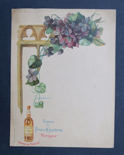 Menu liqueur des pères - menu,