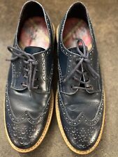 Scarpe uomo blu stringate classiche 