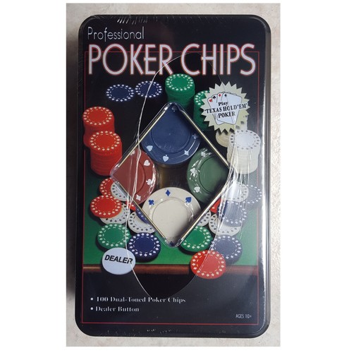 Poker chips cofanetto 100