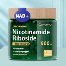 Nicotinamide Riboside - NAD+ Resveratrolo, Salute del Cervello, Energia Cellulare e Riparazione