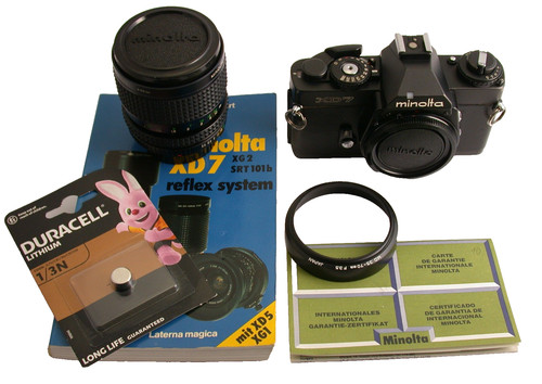 Minolta xd7 black xd - minolta, xd-7