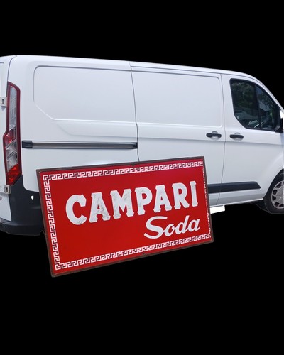 Insegna smaltata campari - smaltata,