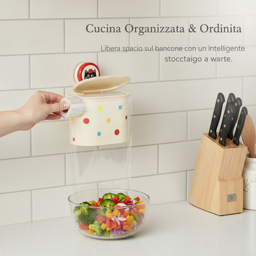 Dispenser pellicola cucina con - pellicola,