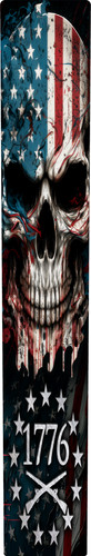 Skull american flag dash - skull,