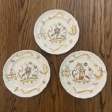 3 piatti decorativi stile