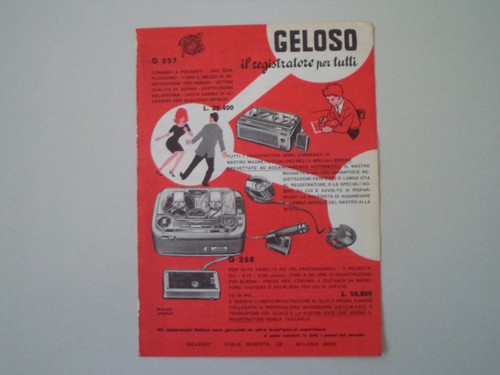 Advertising pubblicità 1963 - advertising,