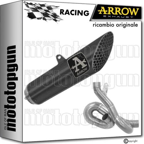 Scarico racing open nero - scarico,