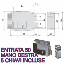 11761-50-1-N7 CISA serratura