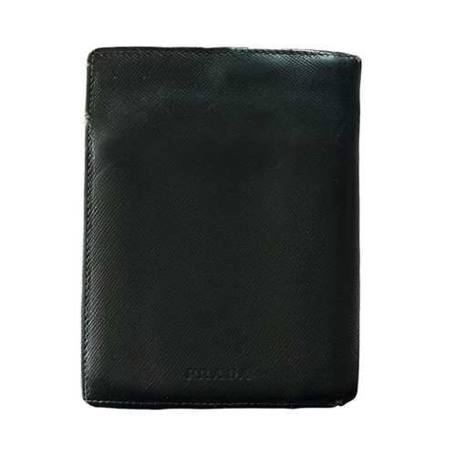 Prada portafoglio bifold pelle - prada,