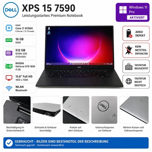 Dell xps 7590 i7 - xps,