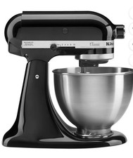 KitchenAid® Classic™ Series 4.5 Quart Miscelatore con Supporto a Testa Inclinabile, Nero Onice, K45SS