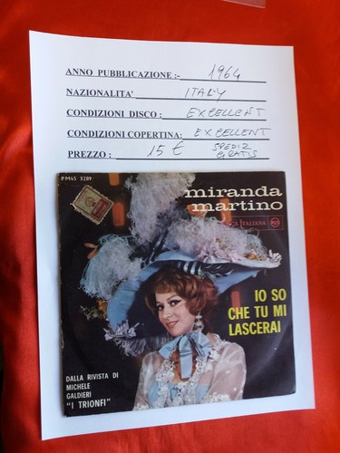 Disco giri miranda - disco,