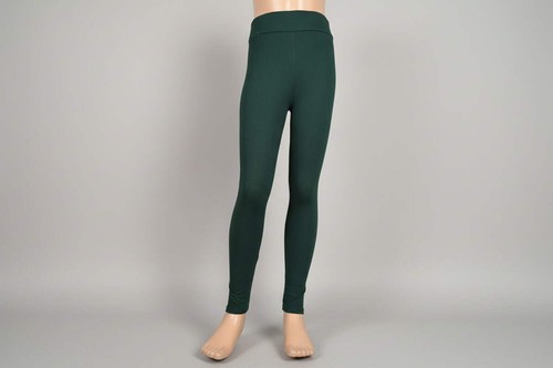 Leggings bambina verde scuro