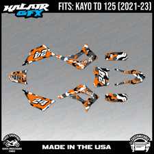 Graphics Kit for Kayo Pit bike
