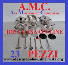 AMC LUXORY 23 PEZZI ACCIAIO