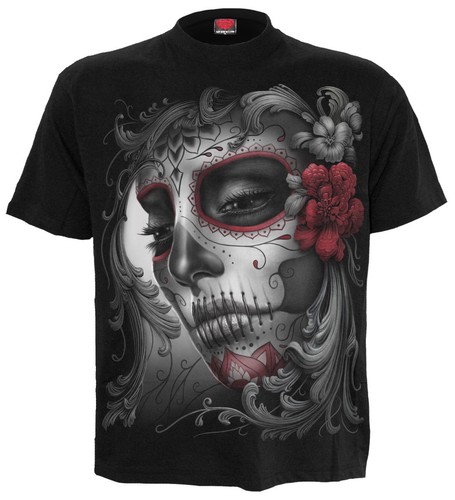 T-shirt/teschio/roccia/metallo