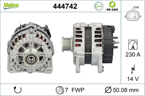 Alternatore valeo 230a - valeo,