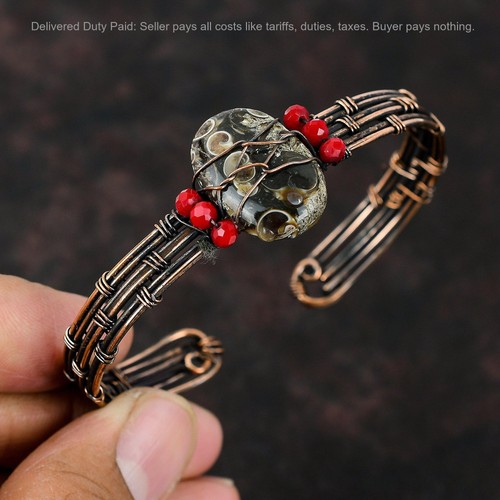 Bracciale rame ovale - ovale, naturale