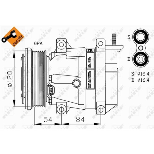 Compressore aria condizionata - compressore,