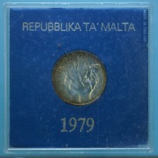MALTA POUND 1979 ARGENTO