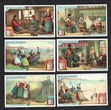Life In Old Holland Liebig Card Set 1913 Netherlands Dutch Nederland Windmills