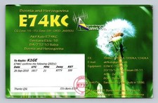 Radioamatore QSL E74KC Bosnia
