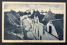 Alberobello Via Monte San Michele antica cartolina