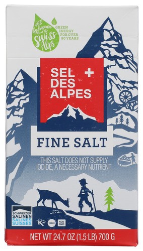 Sel des alpes sale fine - sel, 24,7