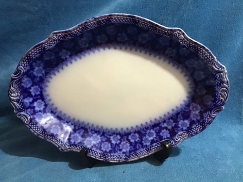 Antico piatto porcellana ovale