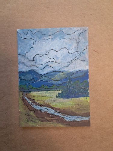 Aceo dipinto paesaggio - aceo,