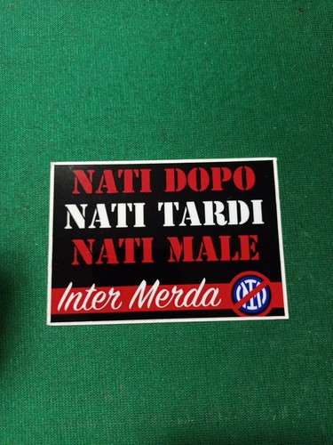 Adesivo milan csm curva - milan,