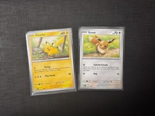 Pokemon TCG Eevee + Pikachu