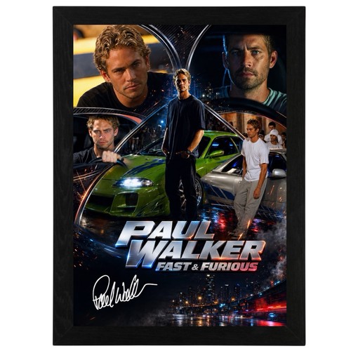 Paul walker signed autograph - walker,