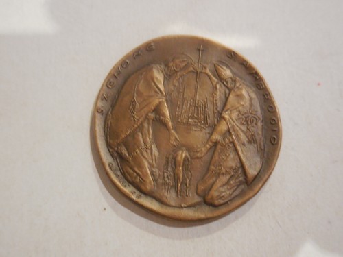 Medaglia san zenone ambrogio - s,