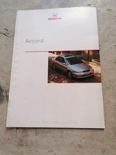 honda accord libretto libro manuale brochure depliant book catalogo folletto