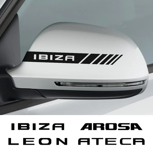 Adesivi specchietti seat leon - adesivi,