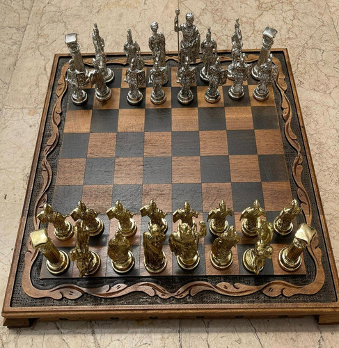 Set scacchi vintage impero - scacchi,
