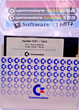 COMMODORE 64/128 -- MODELLO 1551/1541 TEST-DEMO-DISKETTE (COMMODORE - DISCO) #1557
