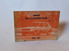 Fiat 127 Libretto Di Uso E