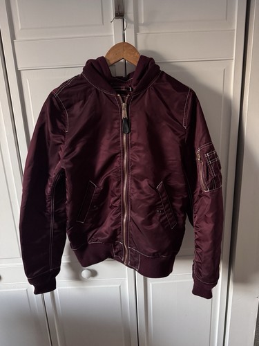 Alpha industries maroon bomber - maroon,
