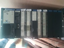 PLC Telemecanique TSX 47 completo di schede ingresso uscita e pannello Controllo