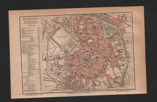 Mappa city map pianta della