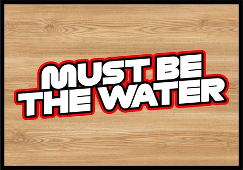 Adesivo must the water - adesivo,
