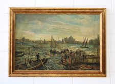 Dipinto veduta marittima di Venezia