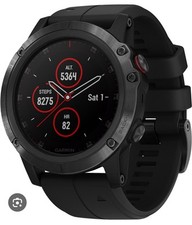 Garmin fenix 5X Plus Sapphire 51mm Cassa Polimero Nera, Cinturino Silicone Nero