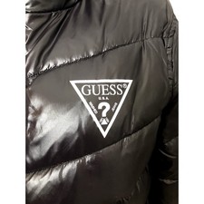 Giubbotto Guess nero lucido