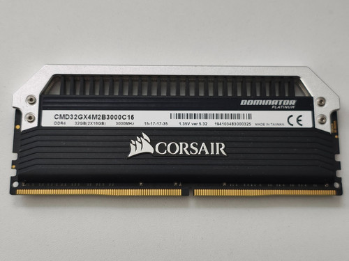 Corsair dominator platinum - platinum, 1x