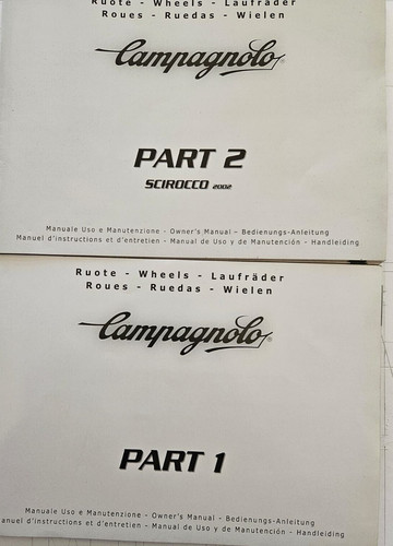 Manuale campagnolo per ruote - campagnolo,