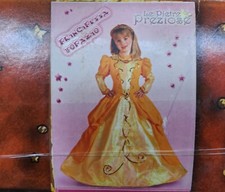 COSTUME CARNEVALE BAMBINA - MODELLO PRINCIPESSA - TOPAZIO - TG. 5/6 ANNI 